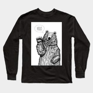 Hello Bear Long Sleeve T-Shirt